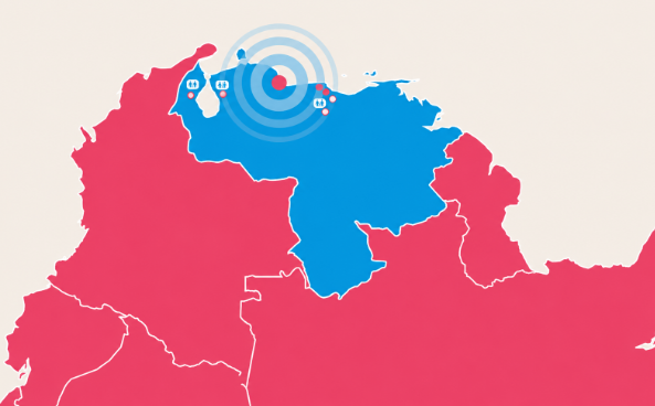 Mappa del Venezuela