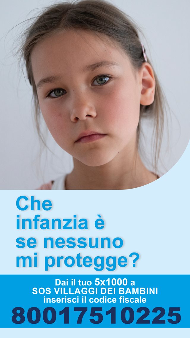 Dona il tuo 5x1000 - SOS Villaggi dei Bambini Onlus Italia