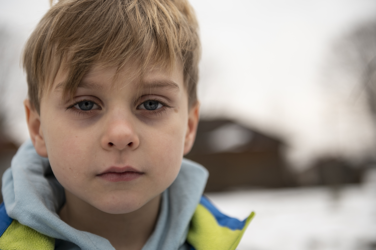 ritratto bambino supportato dai Programmi di SOS Villaggi dei Bambini