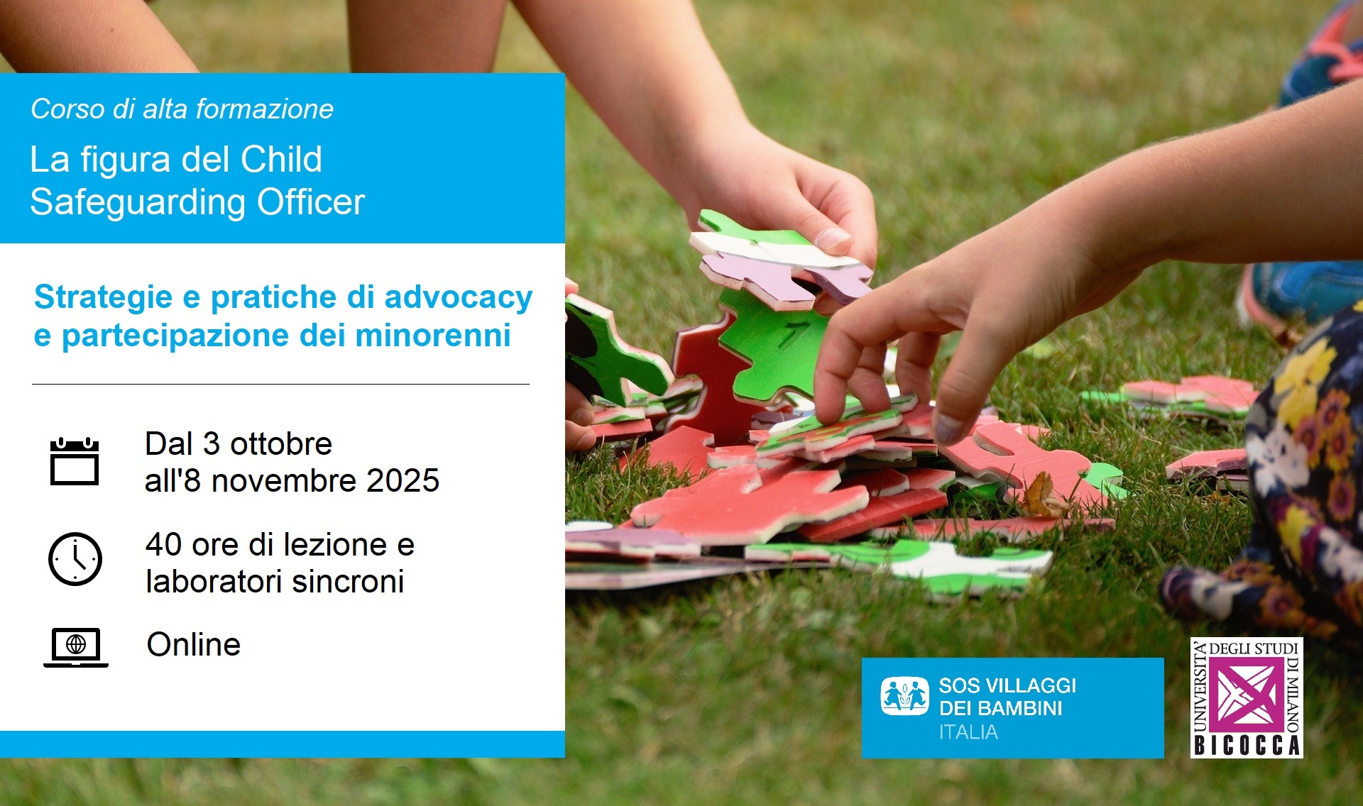 Corso "La figura del Child Safeguarding Officer"