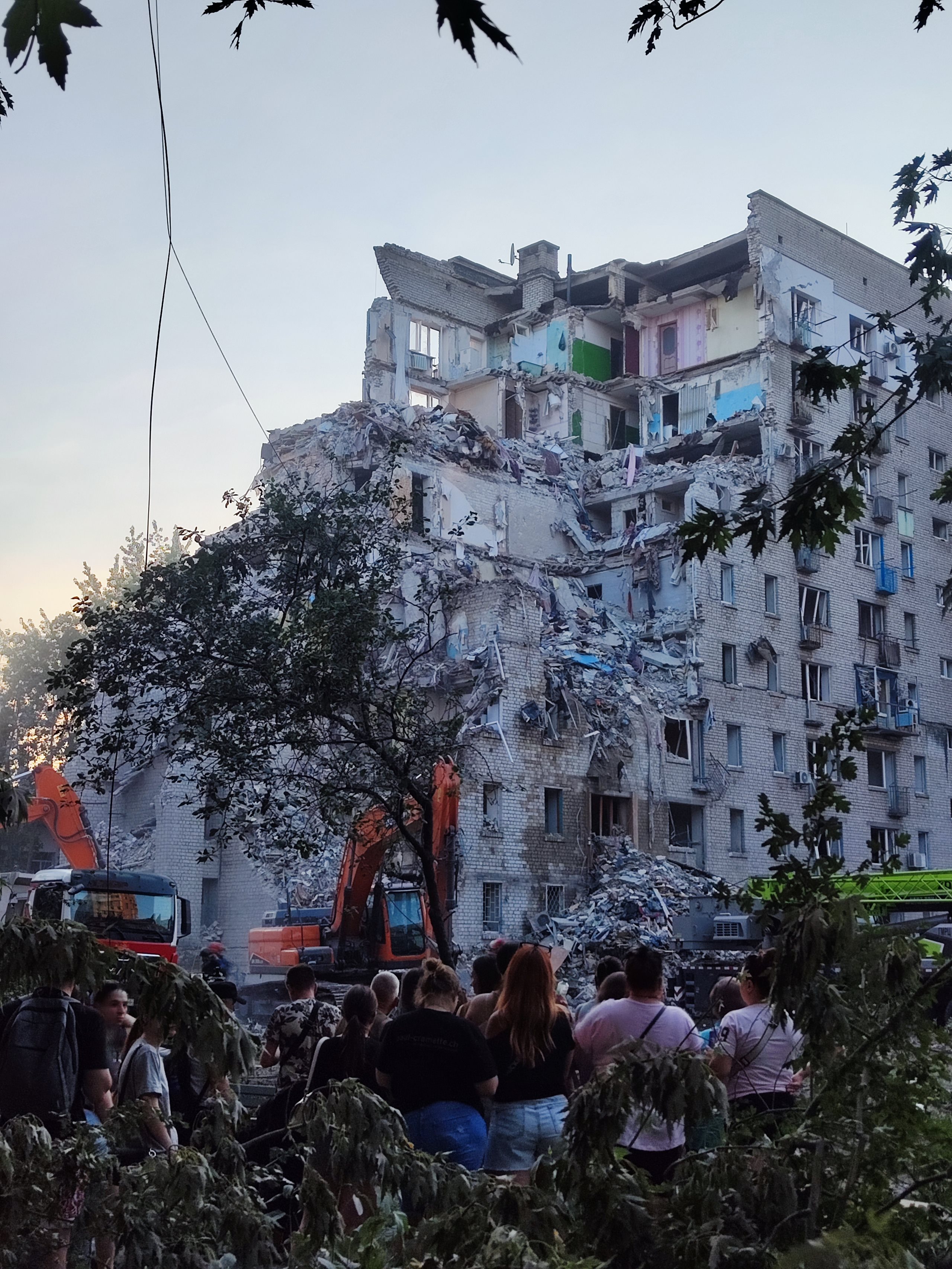 Danni nelle aree prossime agli uffici di SOS Villaggi dei Bambini Ucraina, 2 luglio 2026