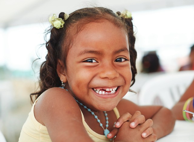 giornata sorriso bambina